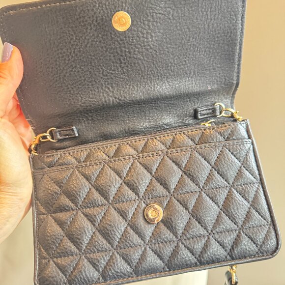 Steve Madden Black Quilted Crossbody Bag - Picture 5 of 12